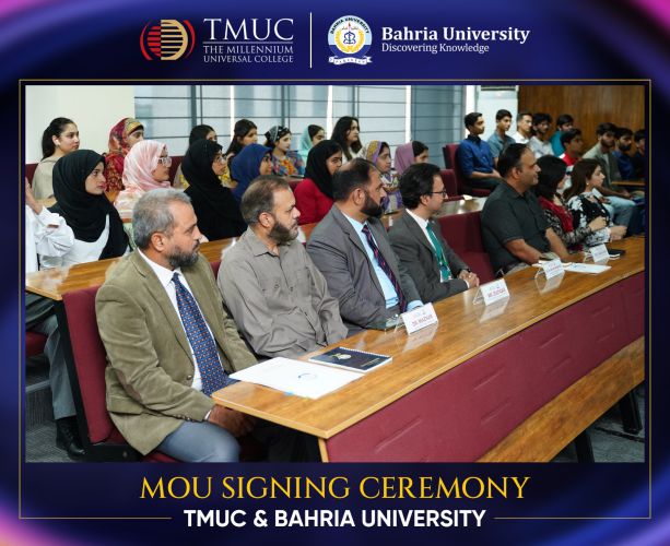 Memorandum of Understanding Signed Between TMUC and Bahria University Islamabad